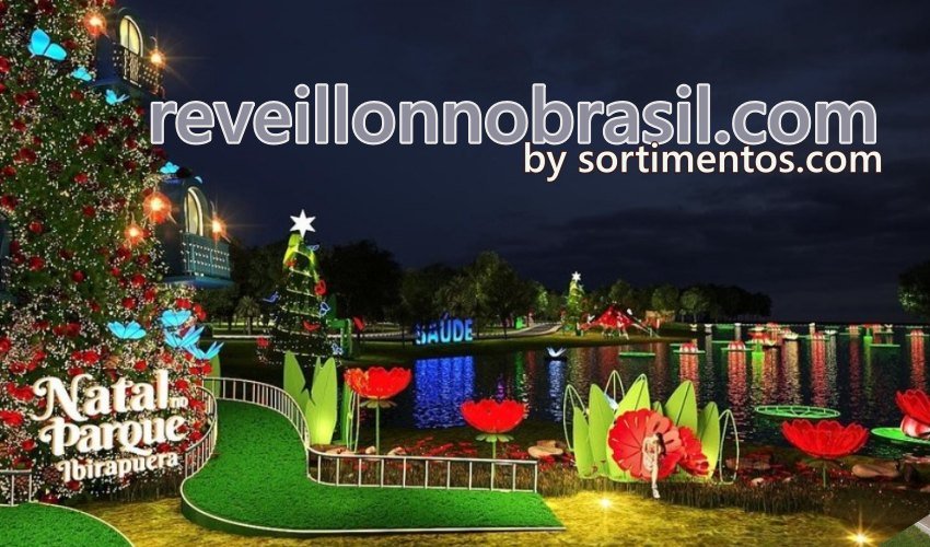 Árvore de Natal do Parque Ibirapuera em São Paulo