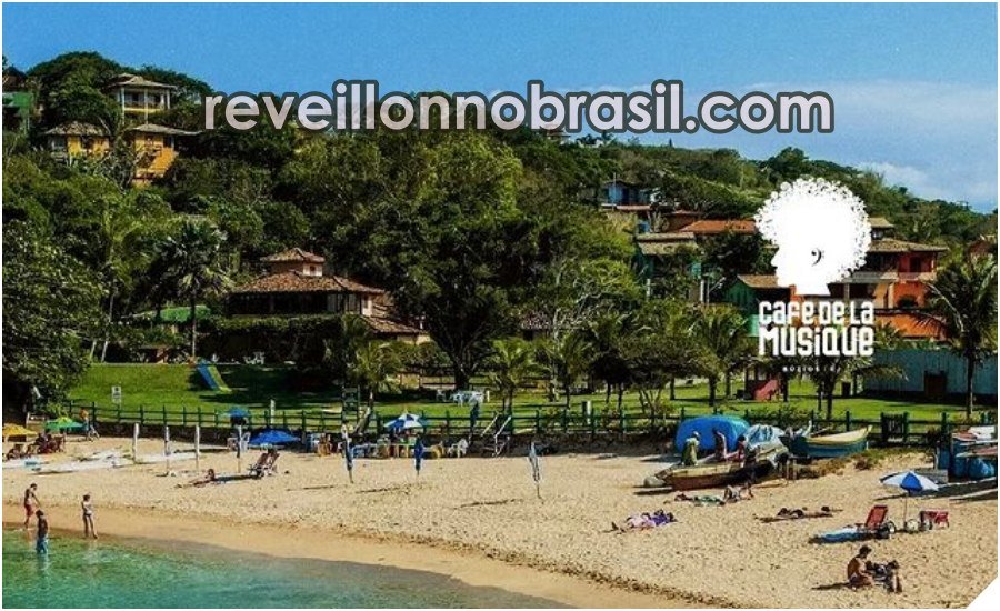 Cafe de La Musique Búzios Réveillon 2023 na Praia de Manguinhos