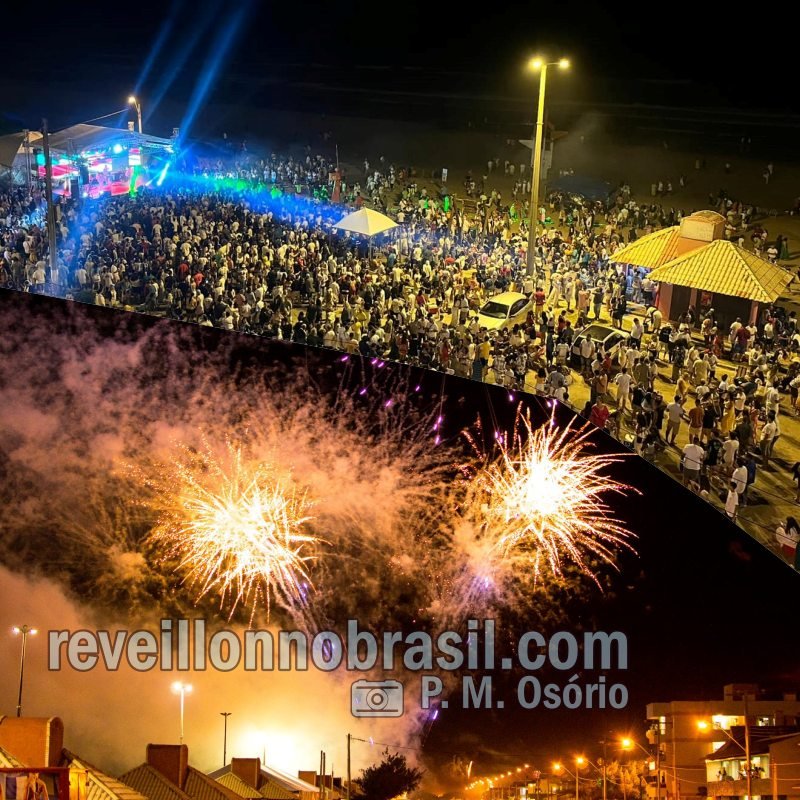 Praia de Atlântida Sul Réveillon 2026 em Osório – Virada de Ano em Osório no litoral norte gaúcho