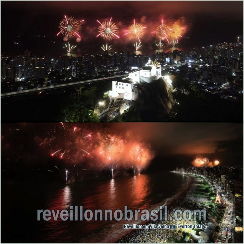 Vila Velha Réveillon 2025 : show de fogos, dj’s e festa na virada de ano em Vila Velha